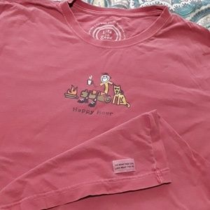 Men's Life is Good distressed Tee